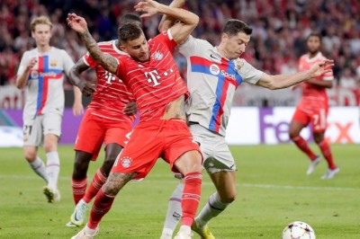 बायर्न ने बार्सिलोना को दी मात,पूर्व क्लब के खिलाफ नहीं चले लेवेंडाउस्की