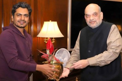 नवाजुद्दीन सिद्दीकी ने केंद्रीय गृह मंत्री अमित शाह से की मुलाकात