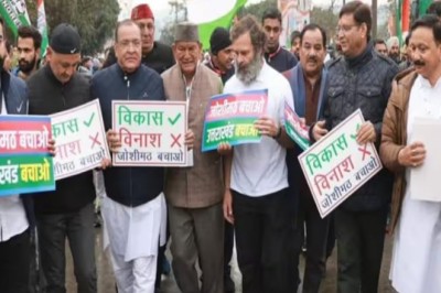 जोशीमठ आपदा को समर्पित रहा भारत जोड़ो यात्रा का 130वां दिन