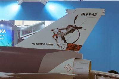 Aero India 2023: HLFT-42 विमान पर फिर दिखाई दिए 'बजरंगबली'