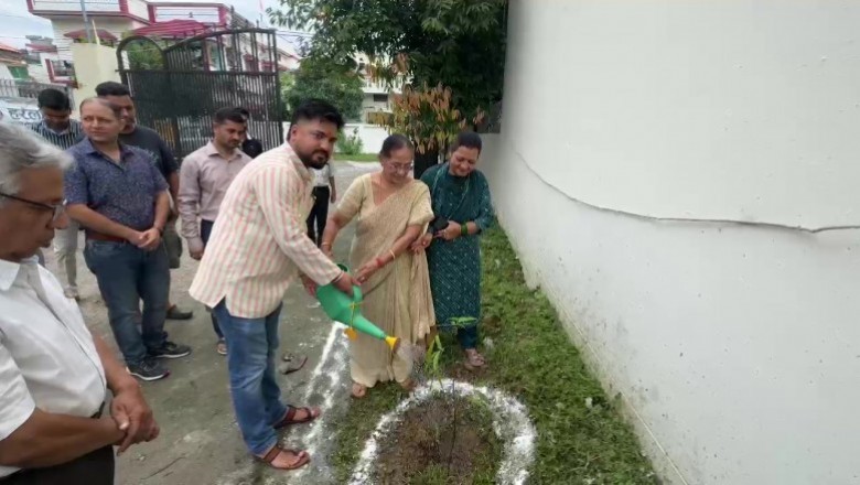 हरेला पर्व पर किया गया  वृक्षारोपण, मुख्यातिथि के रूप में विधायक सविता कपूर ने की शिरकत