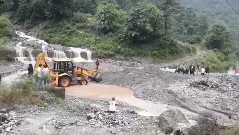 ,बाढवाला-जुडडो मोटर मार्ग पर घंटों बाधित रहा आवागमन