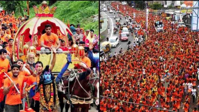 डाक कांवड़ ने ध्वस्त किया ट्रैफिक प्लान, दिल्ली-देहरादून हाइवे पर लगा छह किलोमीटर लंबा जाम