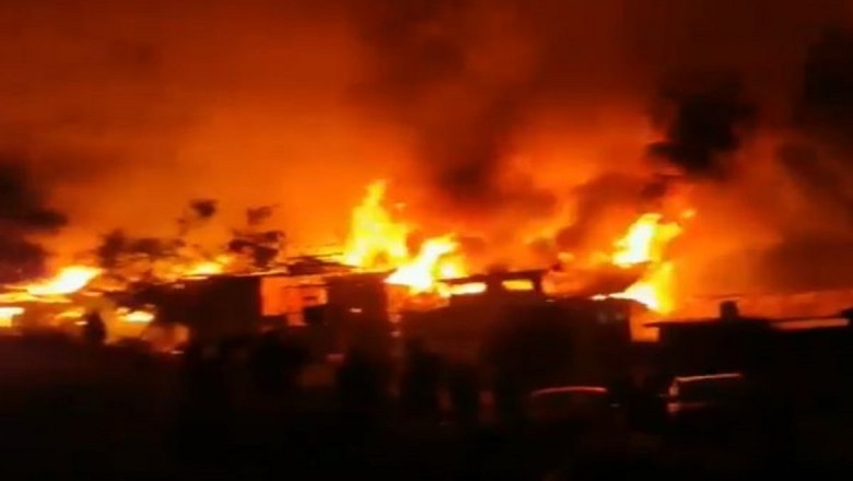 जम्मू-कश्मीर के किश्तवाड़ जिले में लगी भीषण आग, 20 घर जलकर हुए खाक