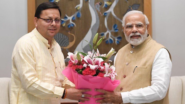 पीएम मोदी से मिले सीएम पुष्कर सिंह धामी, कई लंबित योजनाओं पर हुई चर्चा