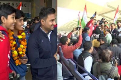 U-19 WC: चैंपियन अंडर-19 भारतीय महिला टीम का दिल्ली एयरपोर्ट पर जोरदार स्वागत