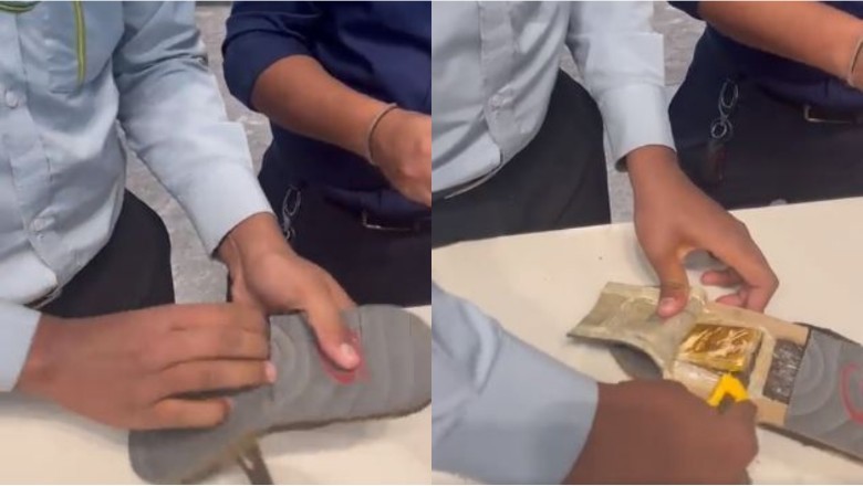 Gold Smuggling: बैंकॉक से बेंगलुरु पहुंचे यात्री की चप्पल से निकला सोना