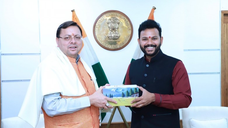 मुख्यमंत्री श्री पुष्कर सिंह धामी ने केन्द्रीय नागरिक उड्डयन मंत्री श्री किंजरापु राममोहन नायडू से की भेंट